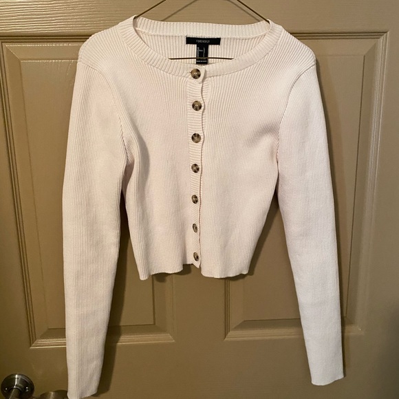 Forever 21 Cropped Sweater - Picture 1 of 3